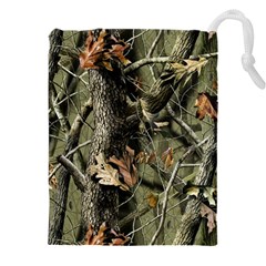 Realtree Camo Seamless Pattern Camo Hunting Drawstring Pouch (4xl) by Perong