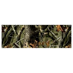 Realtree Camo Seamless Pattern Camo Hunting Banner And Sign 12  X 4  by Perong