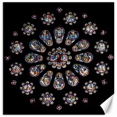 Photo Chartres Notre Dame Canvas 16  X 16  by Bedest