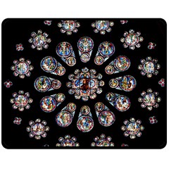 Photo Chartres Notre Dame Fleece Blanket (medium) by Bedest