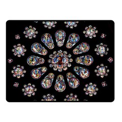 Photo Chartres Notre Dame Two Sides Fleece Blanket (small) by Bedest