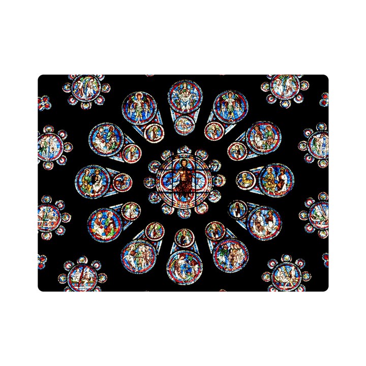 Photo Chartres Notre Dame Premium Plush Fleece Blanket (Mini)