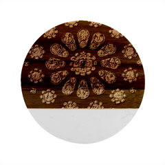 Photo Chartres Notre Dame Marble Wood Coaster (round) by Bedest