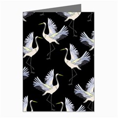 Crane Pattern Greeting Cards (pkg Of 8)