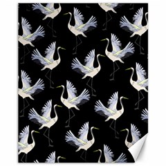 Crane Pattern Canvas 11  X 14  by Bedest