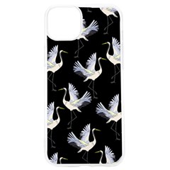 Crane Pattern Iphone 15 Pro Tpu Uv Print Case by Bedest