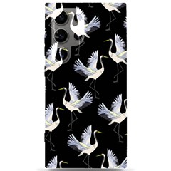 Crane Pattern Samsung Galaxy S24 Ultra 6 9 Inch Black Tpu Uv Case by Bedest