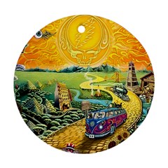 Grateful Dead Golden Road Ornament (round) by Bedest