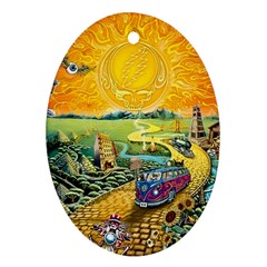 Grateful Dead Golden Road Ornament (oval)