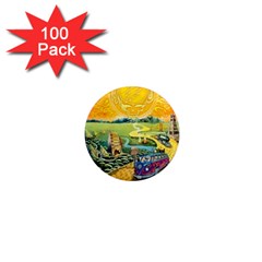 Grateful Dead Golden Road 1  Mini Magnets (100 Pack)  by Bedest