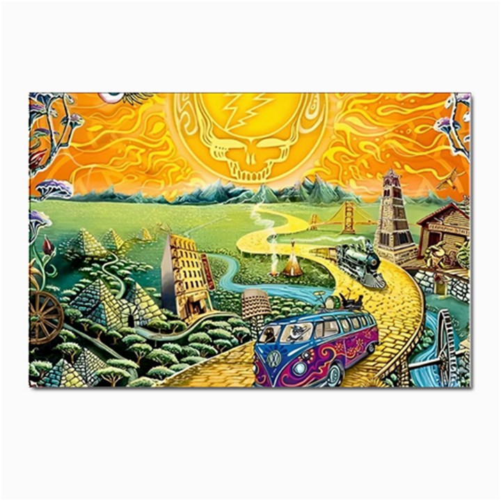 Grateful Dead Golden Road Postcards 5  x 7  (Pkg of 10)