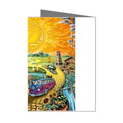 Grateful Dead Golden Road Mini Greeting Cards (pkg Of 8) by Bedest