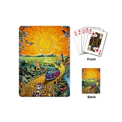 Grateful Dead Golden Road Playing Cards Single Design (mini) by Bedest