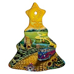 Grateful Dead Golden Road Christmas Tree Ornament (two Sides)