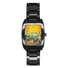 Grateful Dead Golden Road Stainless Steel Barrel Watch by Bedest