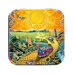 Grateful Dead Golden Road Square Metal Box (Black) Front