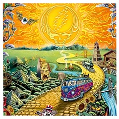 Grateful Dead Golden Road Wooden Puzzle Square by Bedest