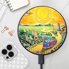 Grateful Dead Golden Road Wireless Fast Charger(black) by Bedest