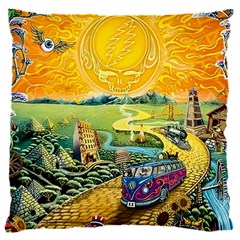 Grateful Dead Golden Road 16  Baby Flannel Cushion Case (two Sides)