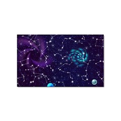 Realistic Night Sky Poster With Constellations Sticker (rectangular) by Ket1n9