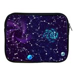 Realistic Night Sky Poster With Constellations Apple iPad 2/3/4 Zipper Cases Front