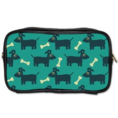 Happy Dogs Animals Pattern Toiletries Bag (two Sides) by Ket1n9