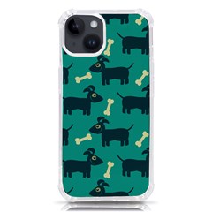 Happy Dogs Animals Pattern Iphone 14 Tpu Uv Print Case by Ket1n9