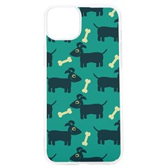 Happy Dogs Animals Pattern Iphone 15 Pro Tpu Uv Print Case by Ket1n9