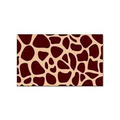 Animal Print Girraf Patterns Sticker (rectangular) by Ket1n9