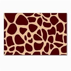 Animal Print Girraf Patterns Postcard 4 x 6  (pkg Of 10) by Ket1n9