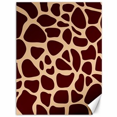 Animal Print Girraf Patterns Canvas 36  X 48  by Ket1n9