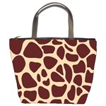 Animal Print Girraf Patterns Bucket Bag Front