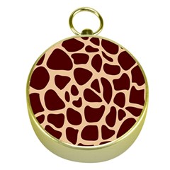 Animal Print Girraf Patterns Gold Compasses by Ket1n9