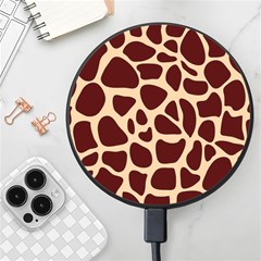 Animal Print Girraf Patterns Wireless Fast Charger(black) by Ket1n9