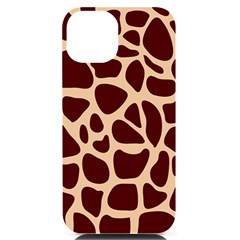 Animal Print Girraf Patterns Iphone 14 Black Uv Print Case by Ket1n9