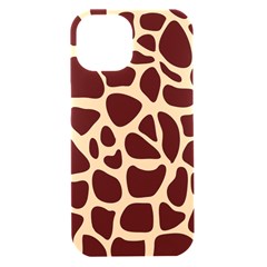 Animal Print Girraf Patterns Iphone 15 Black Uv Print Pc Hardshell Case by Ket1n9