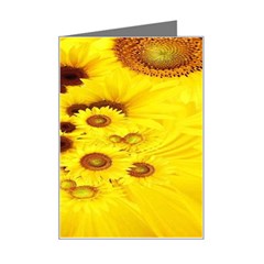 Beautiful Sunflowers Mini Greeting Card by Ket1n9