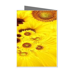 Beautiful Sunflowers Mini Greeting Cards (pkg Of 8)