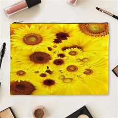 Beautiful Sunflowers Cosmetic Bag (xl) by Ket1n9