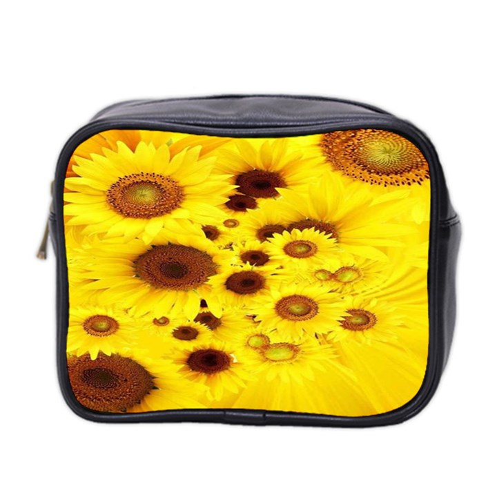 Beautiful Sunflowers Mini Toiletries Bag (Two Sides)