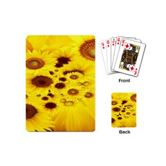 Beautiful Sunflowers Playing Cards Single Design (mini)