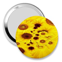 Beautiful Sunflowers 3  Handbag Mirrors by Ket1n9