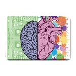 Brain Heart Balance Emotion Small Doormat 24 x16  Door Mat