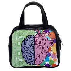 Brain Heart Balance Emotion Classic Handbag (two Sides) by Maspions