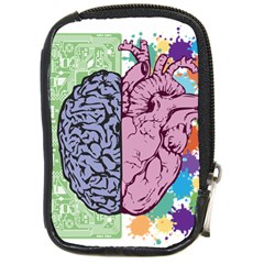 Brain Heart Balance Emotion Compact Camera Leather Case