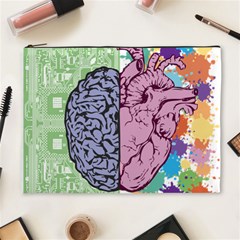 Brain Heart Balance Emotion Cosmetic Bag (xl)