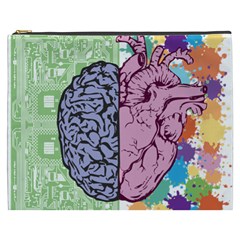 Brain Heart Balance Emotion Cosmetic Bag (xxxl) by Maspions