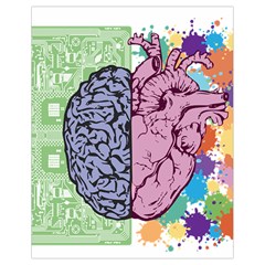 Brain Heart Balance Emotion Drawstring Bag (small)