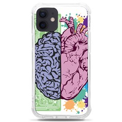 Brain Heart Balance Emotion Iphone 12 Mini Tpu Uv Print Case	 by Maspions