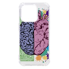 Brain Heart Balance Emotion Iphone 14 Pro Tpu Uv Print Case